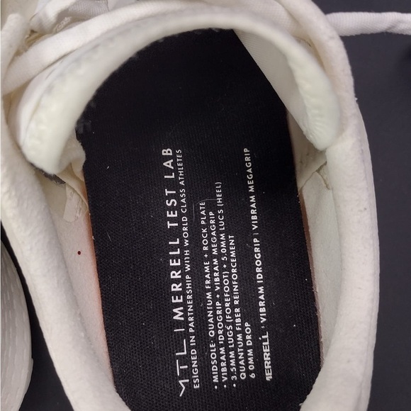 Merrel MLT White Athletic Men\'s Shoes size 8 pre owned Exellent condition main image 7